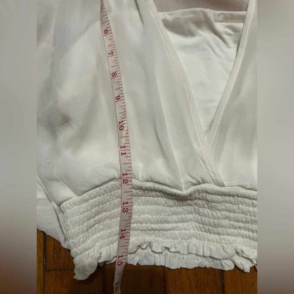 Anthropologie sheer peasant